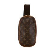 Louis Vuitton Vintage Pre-owned Canvas crossbodyvskor Brown, Dam