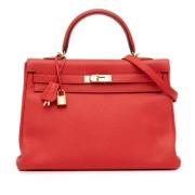 Hermès Vintage Pre-owned Laeder handvskor Red, Dam