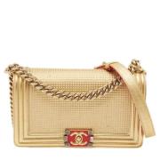 Chanel Vintage Pre-owned Tyg chanel-vskor Yellow, Dam