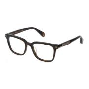 Philipp Plein Stiliga Glasögonbågar Blank Mörk Havana Black, Unisex