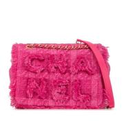 Chanel Vintage Pre-owned Tyg chanel-vskor Pink, Dam