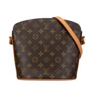 Louis Vuitton Vintage Pre-owned Canvas crossbodyvskor Brown, Dam