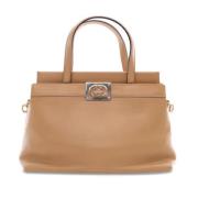 Gucci Vintage Pre-owned Laeder gucci-vskor Beige, Dam