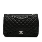 Chanel Vintage Pre-owned Laeder axelremsvskor Black, Dam