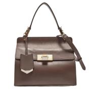 Balenciaga Vintage Pre-owned Laeder handvskor Brown, Dam