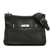 Hermès Vintage Pre-owned Laeder crossbodyvskor Black, Dam