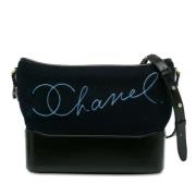 Chanel Vintage Pre-owned Ylle crossbodyvskor Blue, Dam