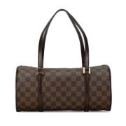 Louis Vuitton Vintage Pre-owned Canvas handvskor Brown, Dam