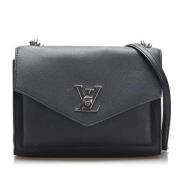 Louis Vuitton Vintage Pre-owned Laeder crossbodyvskor Black, Dam