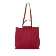 Hermès Vintage Pre-owned Canvas resvskor Red, Dam