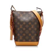 Louis Vuitton Vintage Pre-owned Canvas crossbodyvskor Brown, Dam