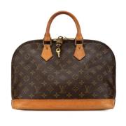 Louis Vuitton Vintage Pre-owned Canvas handvskor Brown, Dam