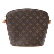 Louis Vuitton Vintage Pre-owned Canvas axelremsvskor Brown, Dam