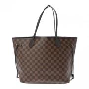 Louis Vuitton Vintage Pre-owned Tyg axelremsvskor Brown, Dam