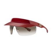 Dsquared2 Rimless Solglasögon Röd Brun Gradient Skärm Red, Unisex