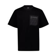 Fendi Svart Skater Jersey T-shirt Black, Herr