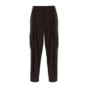 Giorgio Armani Wool Cargo Pant i Choklad Brown, Herr