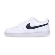 Nike Låg Court Vision Sneaker Vit/Svart White, Dam