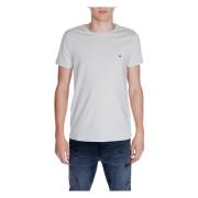 Tommy Hilfiger Stretch Slim Fit Tee Kollektion Bomull Elastan White, H...