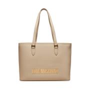 Love Moschino Snygga Ivoarväskor för Kvinnor Beige, Dam