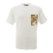 Versace Jeans Couture Stiliga T-shirts och Polos White, Herr