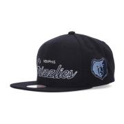 Mitchell & Ness NBA Team Script 2.0 Snapback Keps Black, Herr