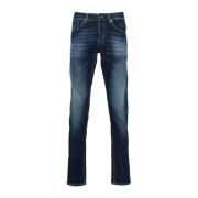 Dondup Blå Denim Skinny Byxor Blue, Herr