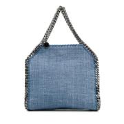 Stella McCartney Pre-owned Pre-owned Raffia handvskor Blue, Dam