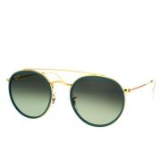 Ray-Ban Vintage Grön Rund Solglasögon Yellow, Unisex