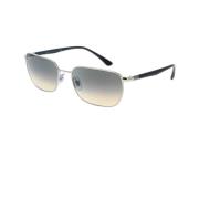 Ray-Ban Utomhus Wraparound Solglasögon Metall Peek Design Gray, Unisex