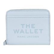 Marc Jacobs Mini Compact Wallet med Flera Fickor Blue, Dam