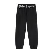 Palm Angels Svarta Byxor för Män Aw24 Black, Herr