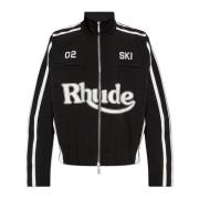 Rhude Jacka med logotyp Black, Herr