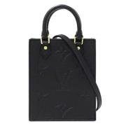 Louis Vuitton Vintage Pre-owned Canvas handvskor Black, Dam