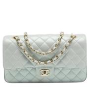 Chanel Vintage Pre-owned Laeder chanel-vskor Blue, Dam