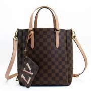 Louis Vuitton Vintage Pre-owned Tyg handvskor Brown, Dam