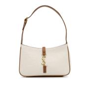 Yves Saint Laurent Vintage Pre-owned Canvas handvskor Beige, Dam