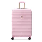 Delsey Stilfull Stor Resväska i Rosa Pink, Unisex