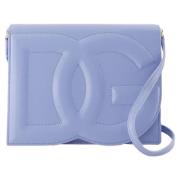 Dolce & Gabbana Laeder crossbodyvskor Blue, Dam