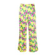 P.a.r.o.s.h. Cropped Trousers Yellow, Dam