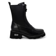 Cult Grace Dam Läder Ankelboots Black, Dam