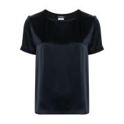 Max Mara Stiliga Tops med Rebecca 005 Design Blue, Dam