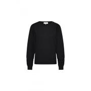 Fabienne Chapot Svart Ballongärm Pullover Black, Dam