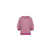 Fabienne Chapot Rose Pullover - Stilren och Bekväm Pink, Dam