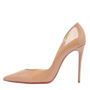 Christian Louboutin Pre-owned Pre-owned Laeder klackskor Beige, Dam