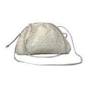 Bottega Veneta Vintage Pre-owned Tyg axelremsvskor White, Dam