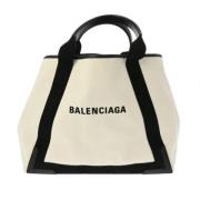 Balenciaga Vintage Pre-owned Canvas totevskor Beige, Dam