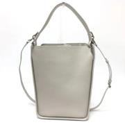 Balenciaga Vintage Pre-owned Laeder axelremsvskor White, Dam