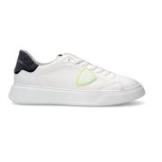 Philippe Model Temple Tennis Sneakers, Vit Blå White, Herr