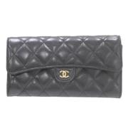 Chanel Vintage Pre-owned Laeder plnbcker Black, Dam